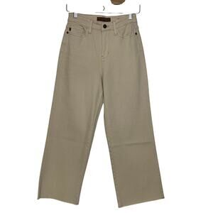 Judy Blue Tan Khaki Cropped Wide Leg Pants Size 1 / 25